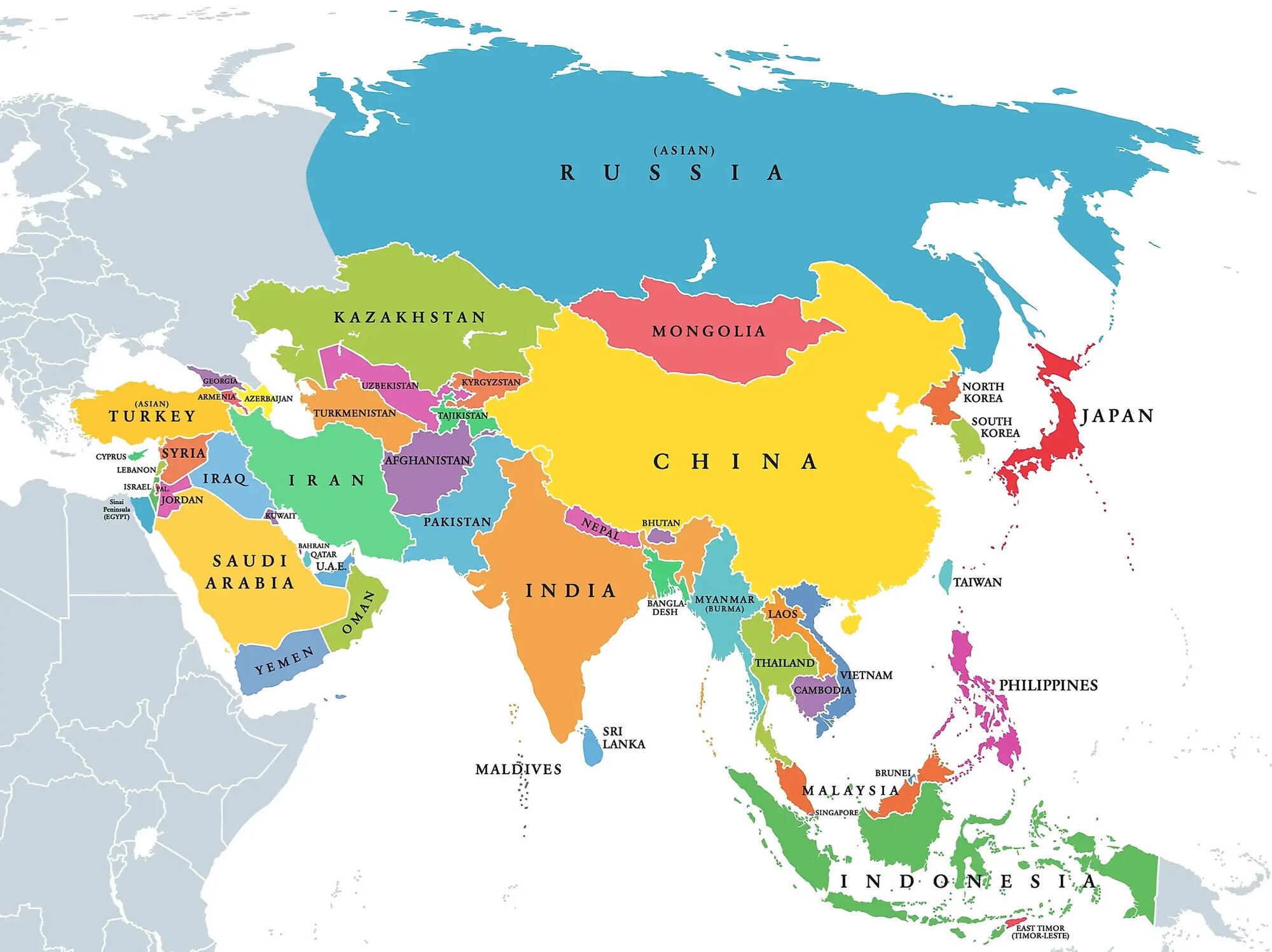 southwest-and-central-asia-map-quiz